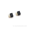 1.27mm 피치 여성 헤더 커넥터 듀얼 로우 스트레이트 h4.6mm 2*4p